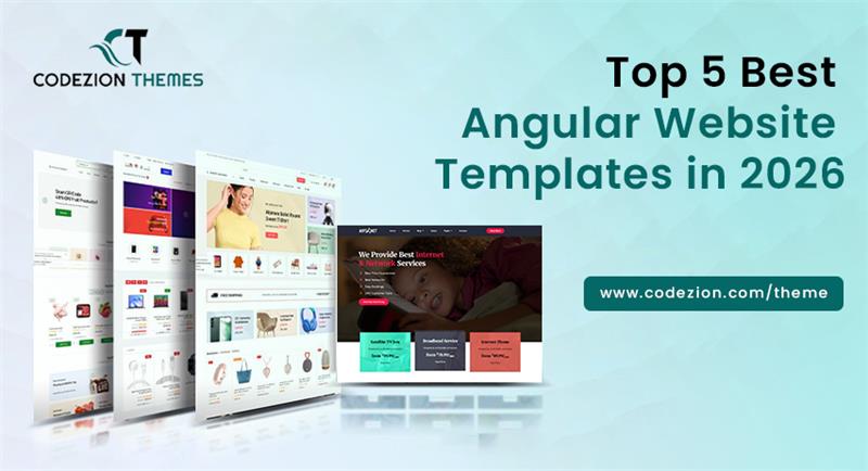 Top 5 Best Angular Website Templates in 2026 (Fast, Modern & Scalable)